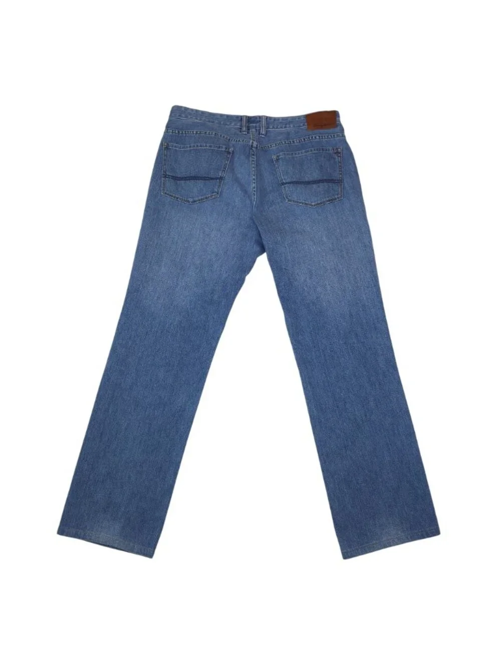 Tommy Bahama Mens Relaxed Fit Blue Jeans 34x32 Cotton Blend Casual Style